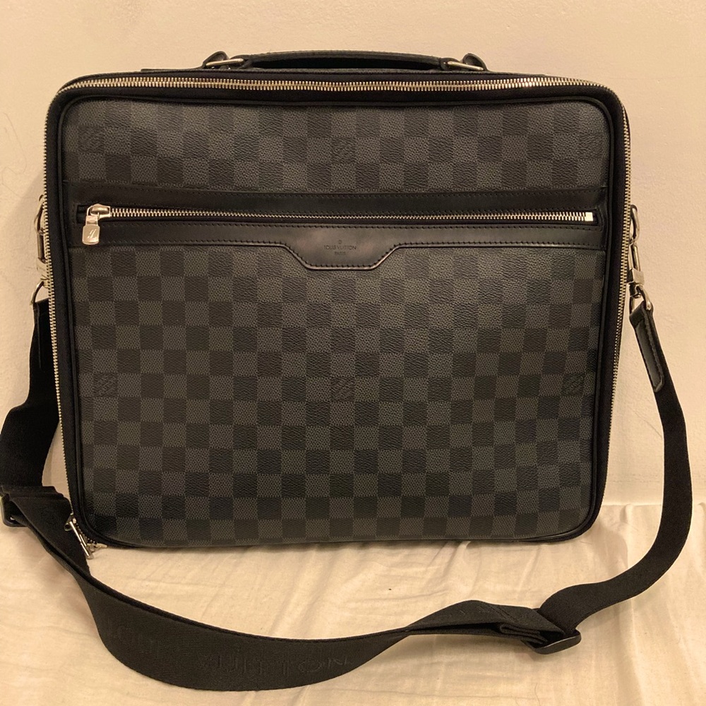 Louis Vuitton STEEVE Briefcase Graphite